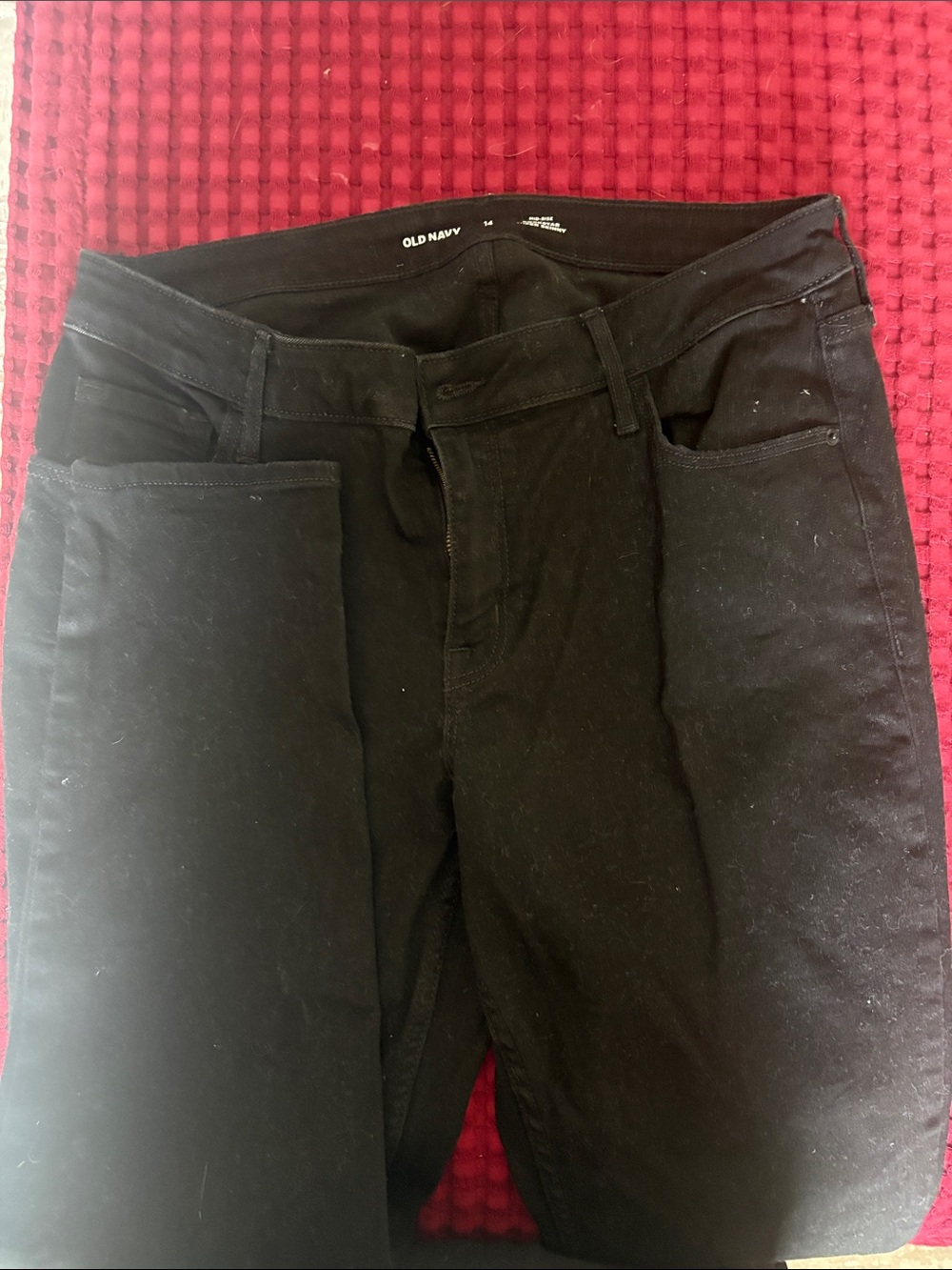 Old Navy Black Rockstar Super Skinny Women's Jeans - Short inseam